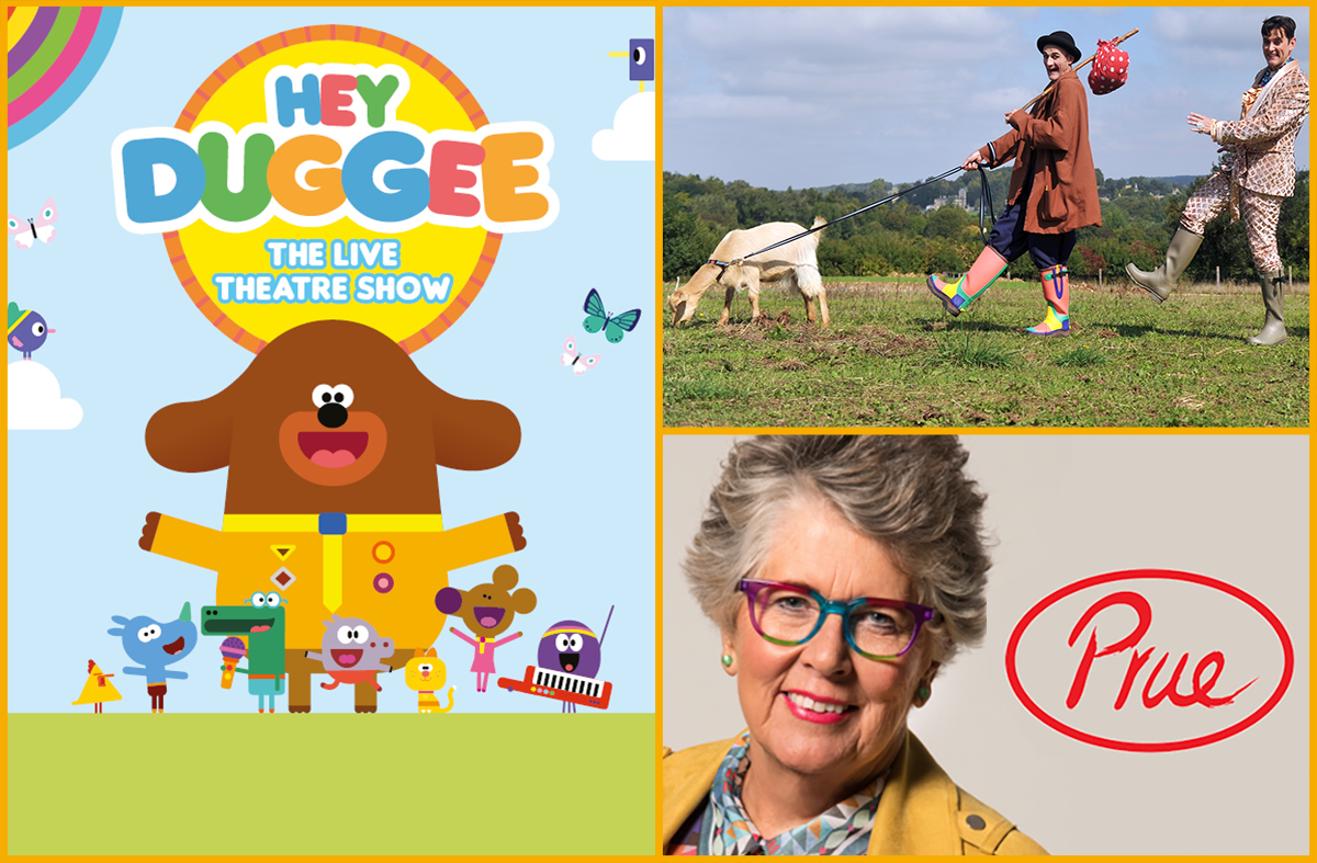 Hey Duggee, The Everyman panto, Prue Leith